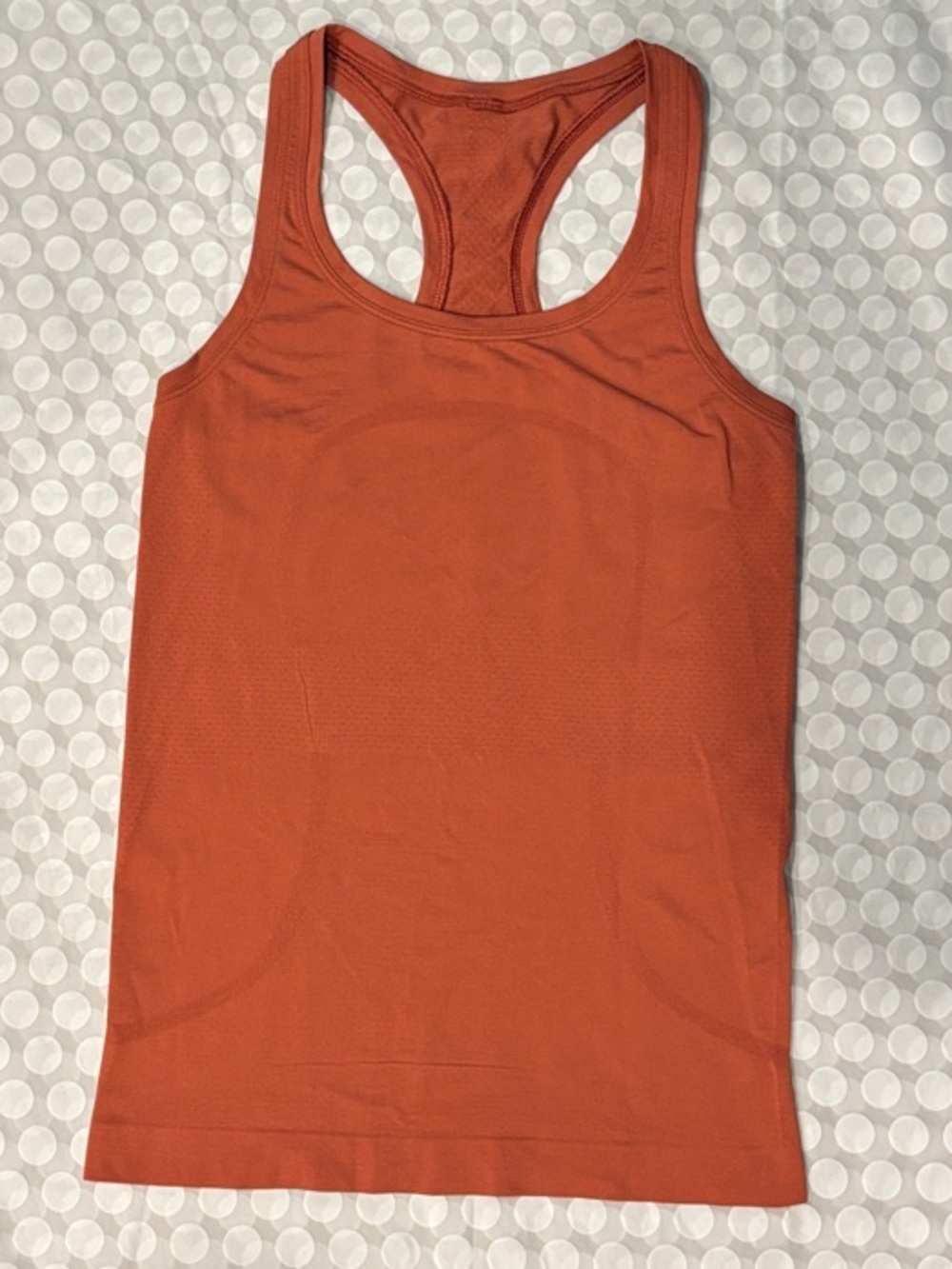 Lululemon Women's Orange Racerback Tank Top SZ 4 NWOT